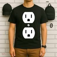 Electrial Outlet Plug Costume T-Shirt thumb 6