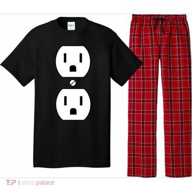 Electrial Outlet Plug Costume Pajama Set