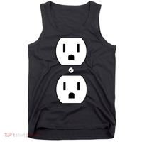 Electrial Outlet Plug Costume Tank Top thumb 0