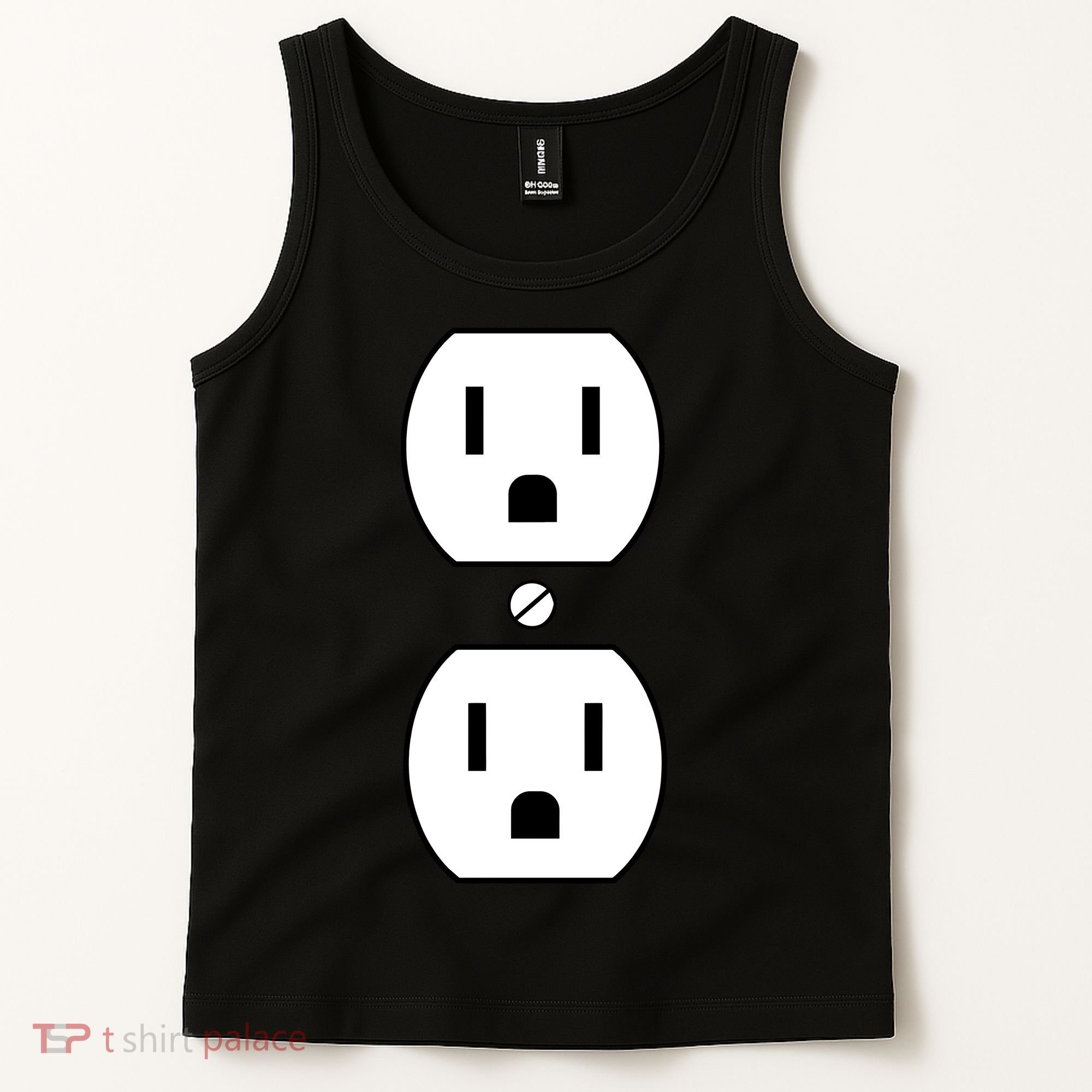 Electrial Outlet Plug Costume Tank Top