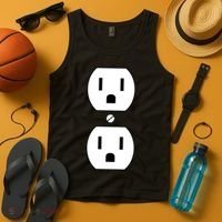 Electrial Outlet Plug Costume Tank Top thumb 4