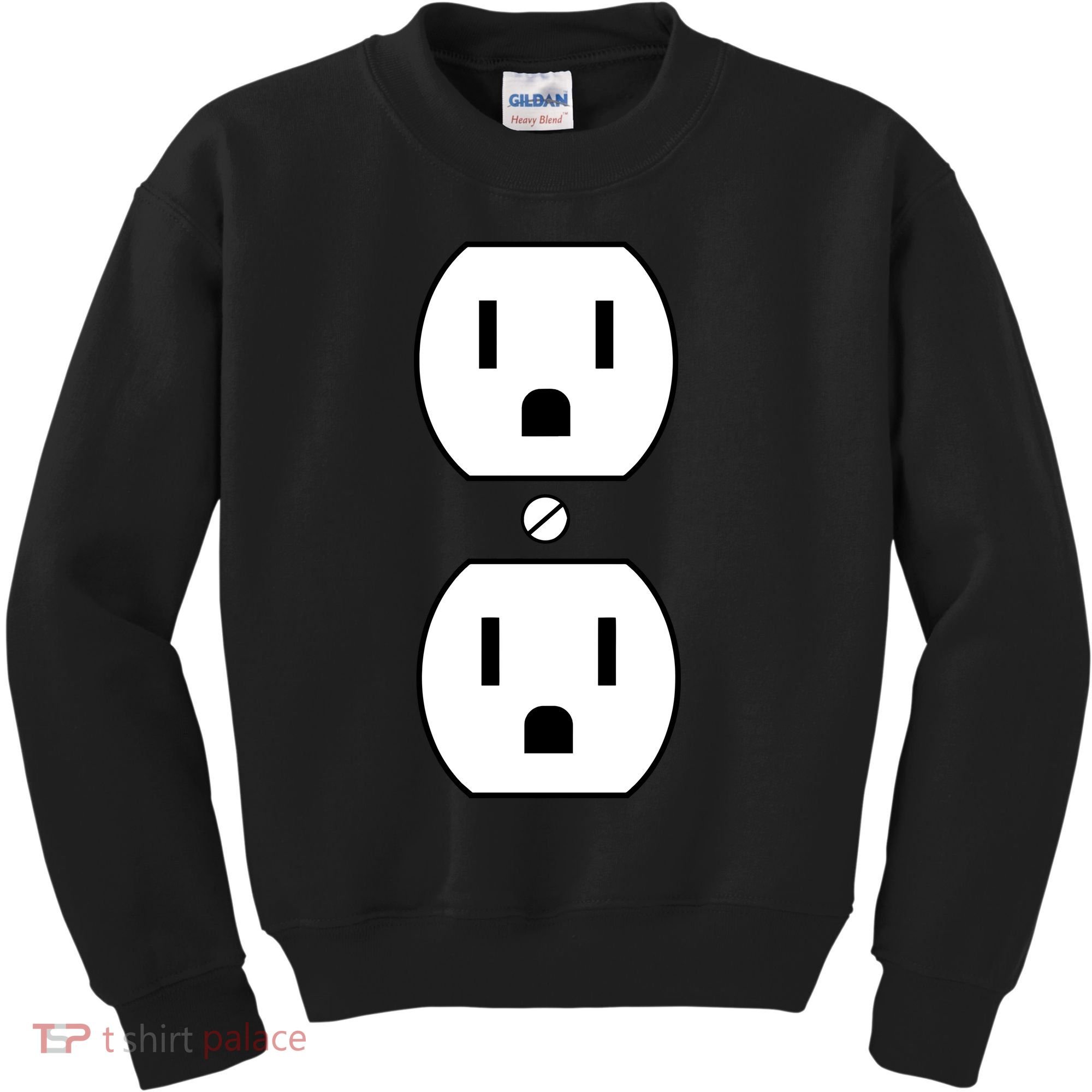 Electrial Outlet Plug Costume Kids Sweatshirt
