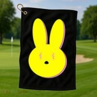 Electric Bunny Golf Towel thumb 1