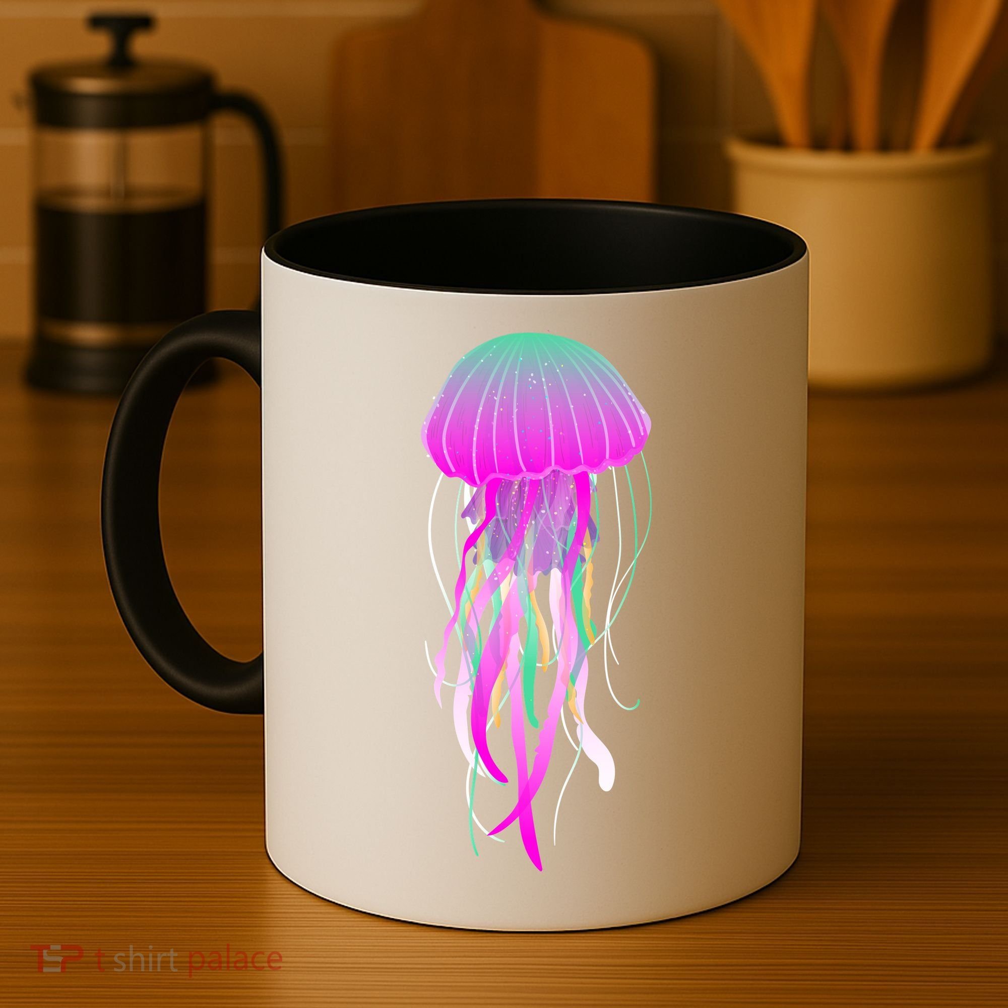 Electric Jellyfish Coffee Mug