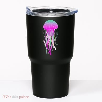 Electric Jellyfish Tumbler
