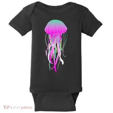Electric Jellyfish Baby Bodysuit