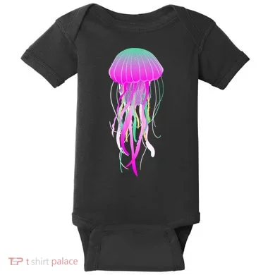 Electric Jellyfish Baby Bodysuit