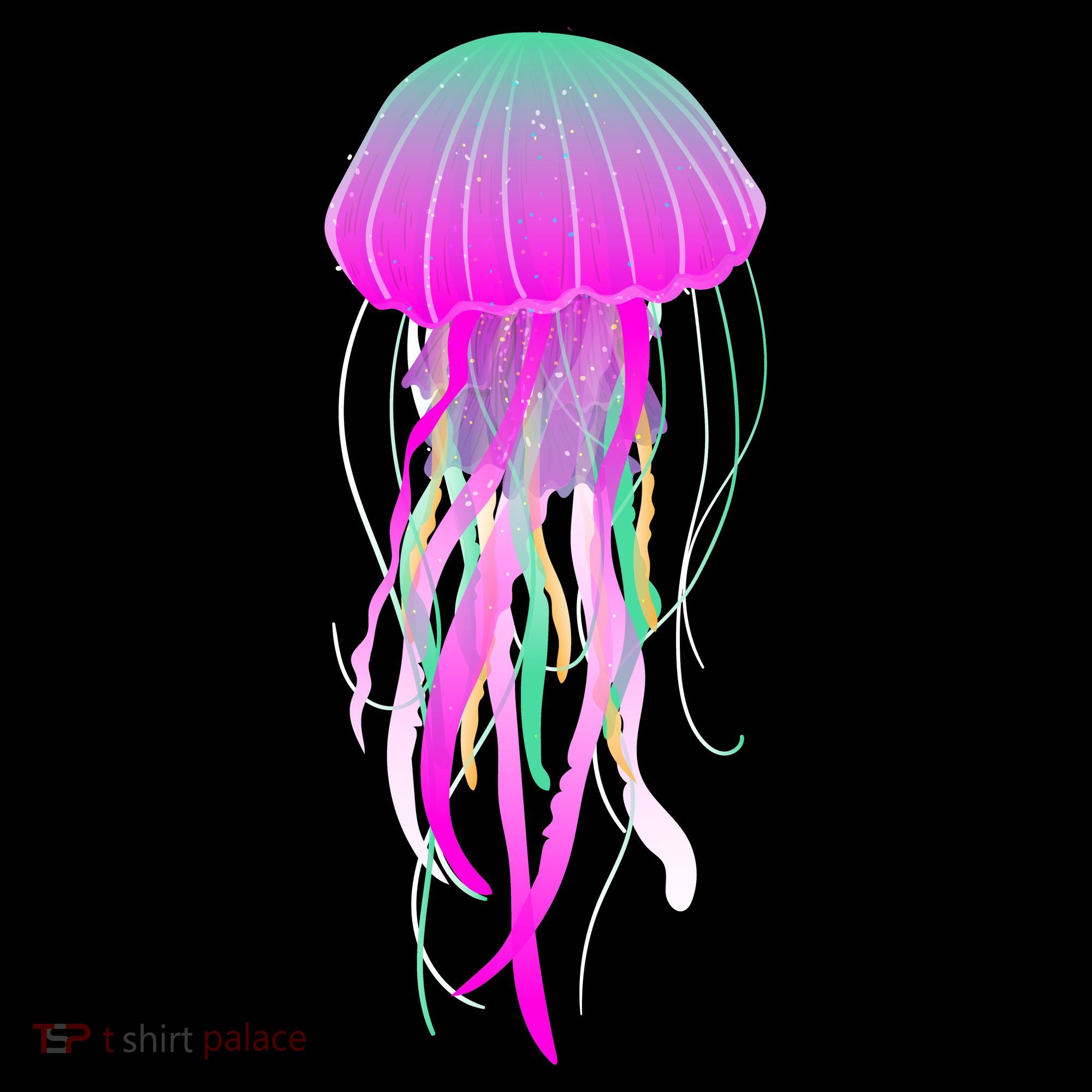 Electric Jellyfish Tank Top
