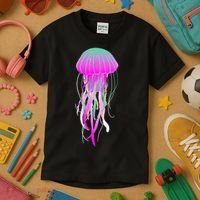 Electric Jellyfish Kids T-Shirt thumb 3