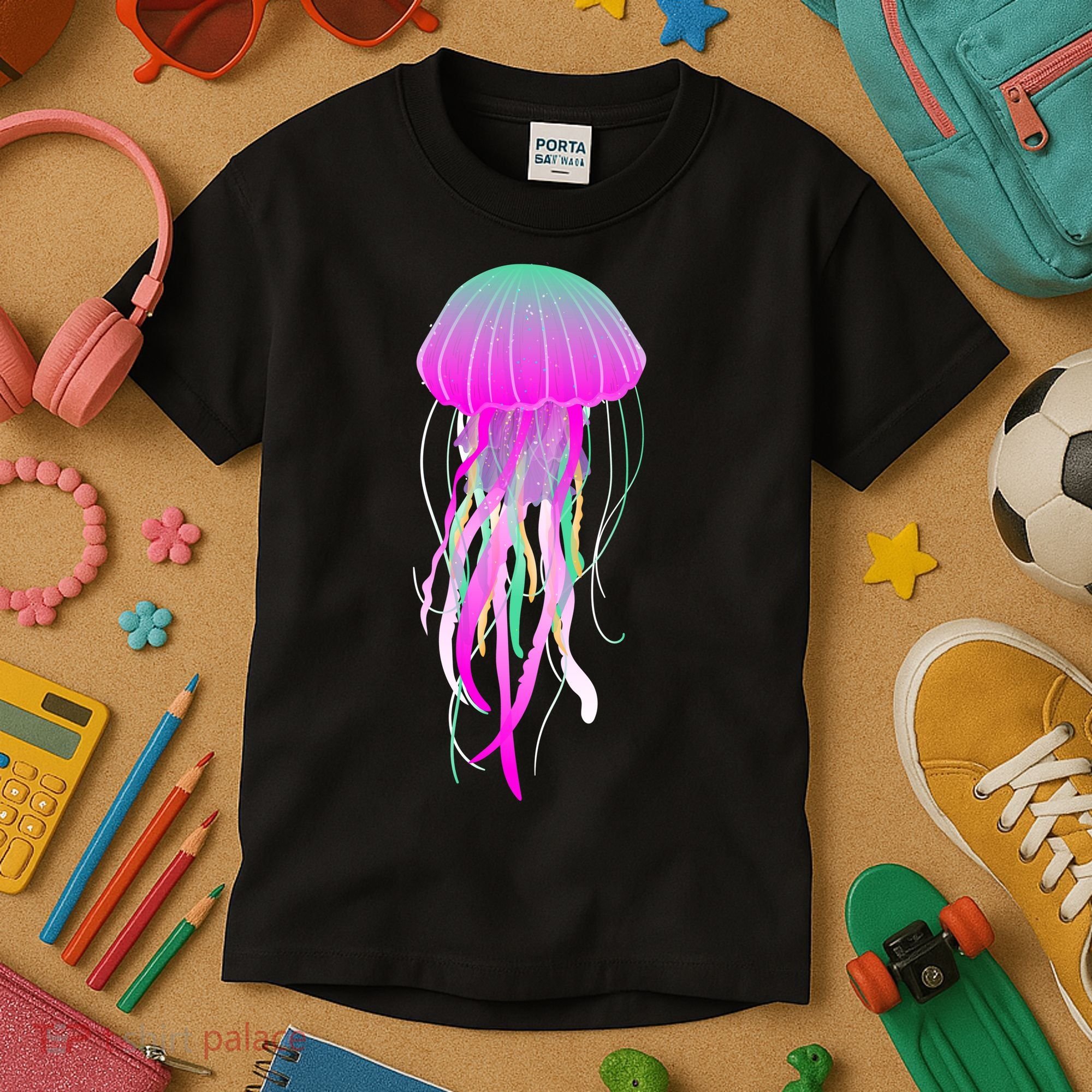 Electric Jellyfish Kids T-Shirt