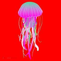 Electric Jellyfish Santa Hat thumb 1