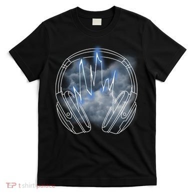Electric Lighting Music Headphones T-Shirt
