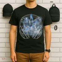 Electric Lighting Music Headphones T-Shirt thumb 6