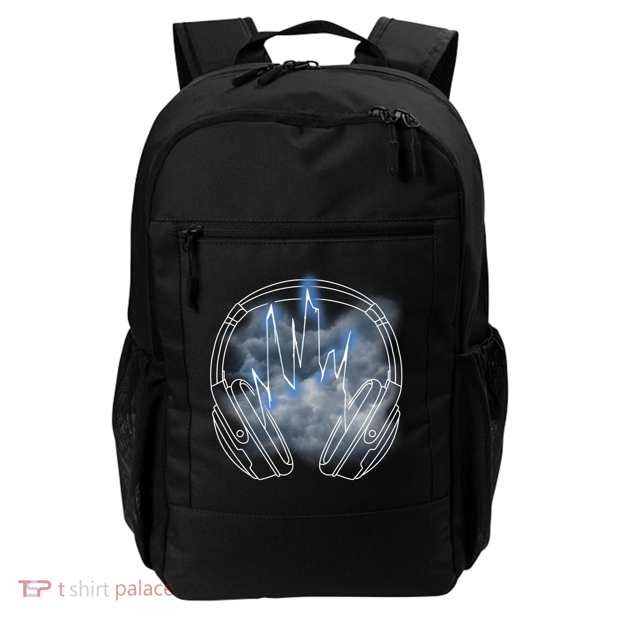Electric Lighting Music Headphones Backpack