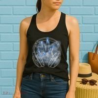 Electric Lighting Music Headphones Women's Tank Top thumb 2