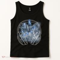 Electric Lighting Music Headphones Tank Top thumb 2