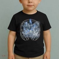 Electric Lighting Music Headphones Toddler T-Shirt thumb 2