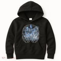 Electric Lighting Music Headphones Kids Hoodie thumb 0