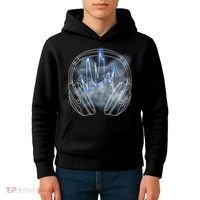 Electric Lighting Music Headphones Kids Hoodie thumb 4