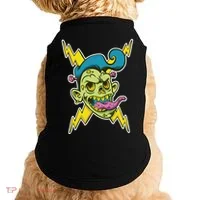 Electric Zombie Head Doggie Tank thumb 0