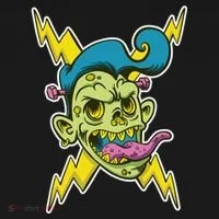 Electric Zombie Head Doggie Tank thumb 4