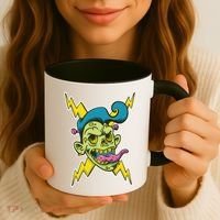 Electric Zombie Head Coffee Mug thumb 3