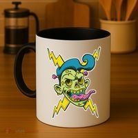 Electric Zombie Head Coffee Mug thumb 4