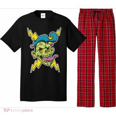Electric Zombie Head Pajama Set