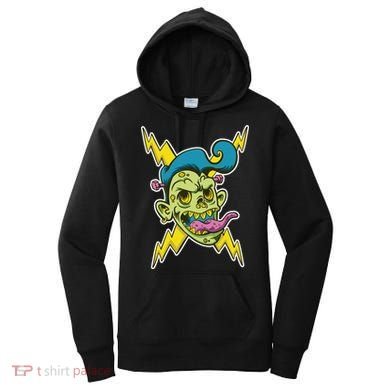 Electric Zombie Head Women's Hoodie