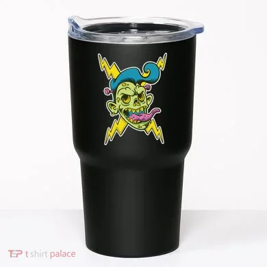 Electric Zombie Head Tumbler