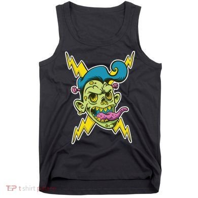 Electric Zombie Head Tank Top
