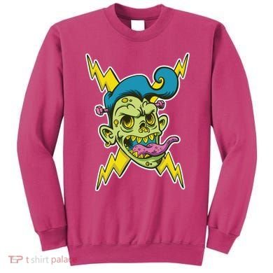 Electric Zombie Head Sweatshirt