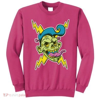 Electric Zombie Head Sweatshirt