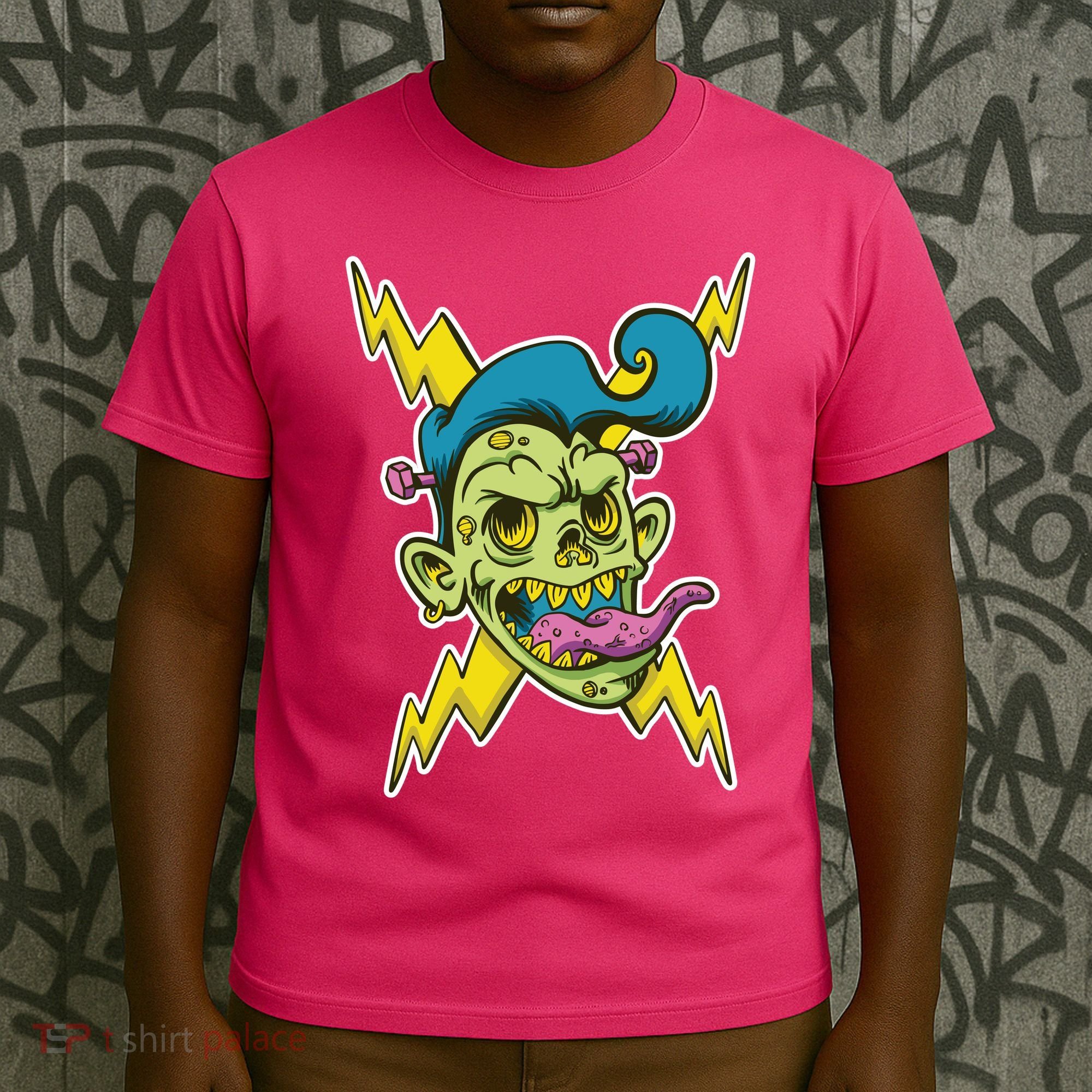 Electric Zombie Head T-Shirt