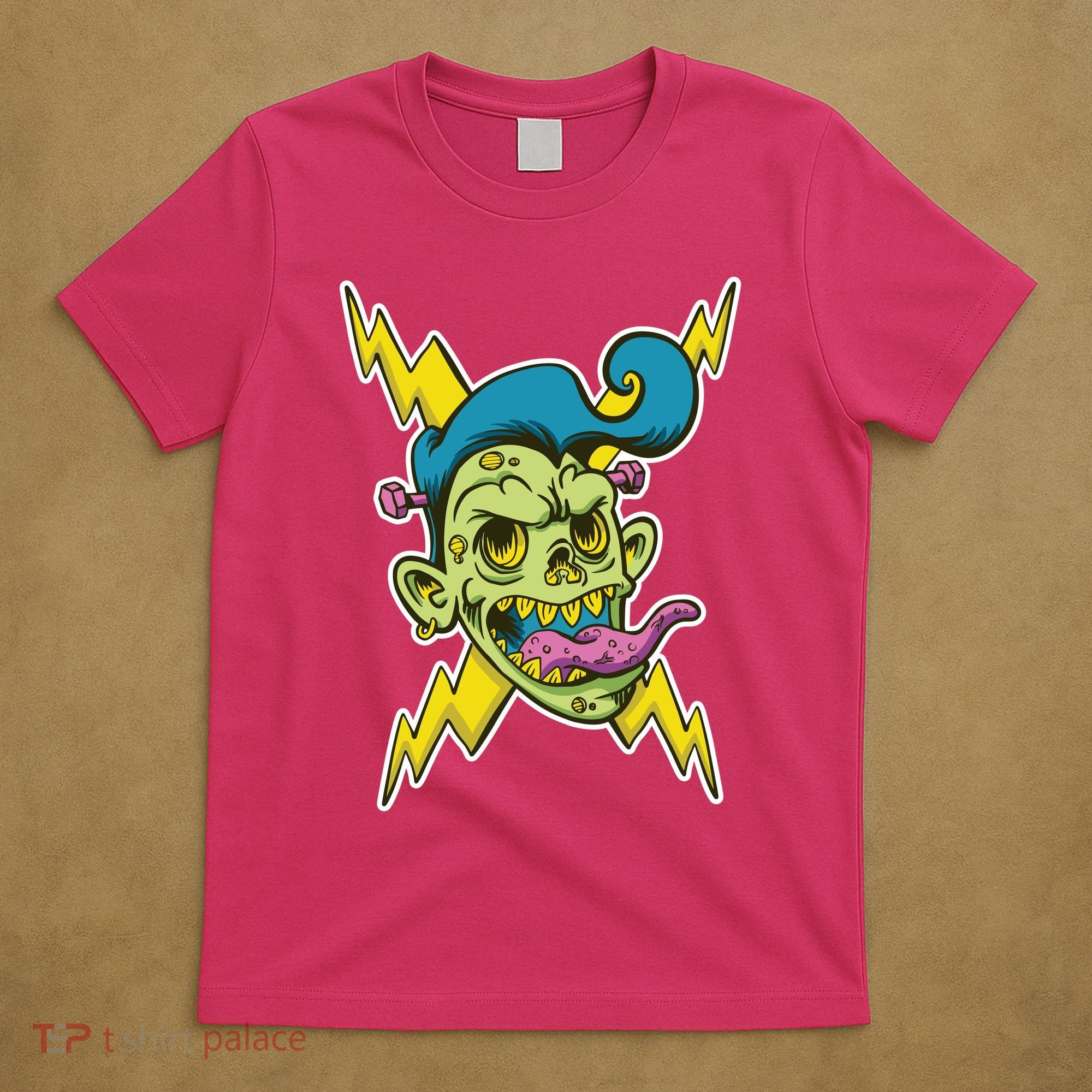 Electric Zombie Head T-Shirt
