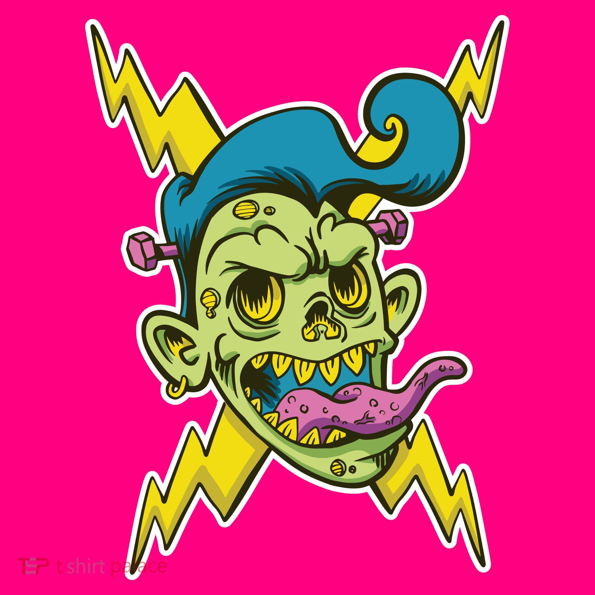Electric Zombie Head Coaster