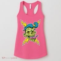 Electric Zombie Head Women's Tank Top thumb 0