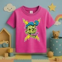 Electric Zombie Head Toddler T-Shirt thumb 3