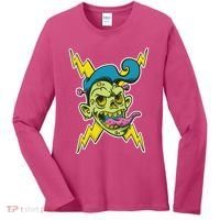 Electric Zombie Head Women's Long Sleeve Shirt thumb 0