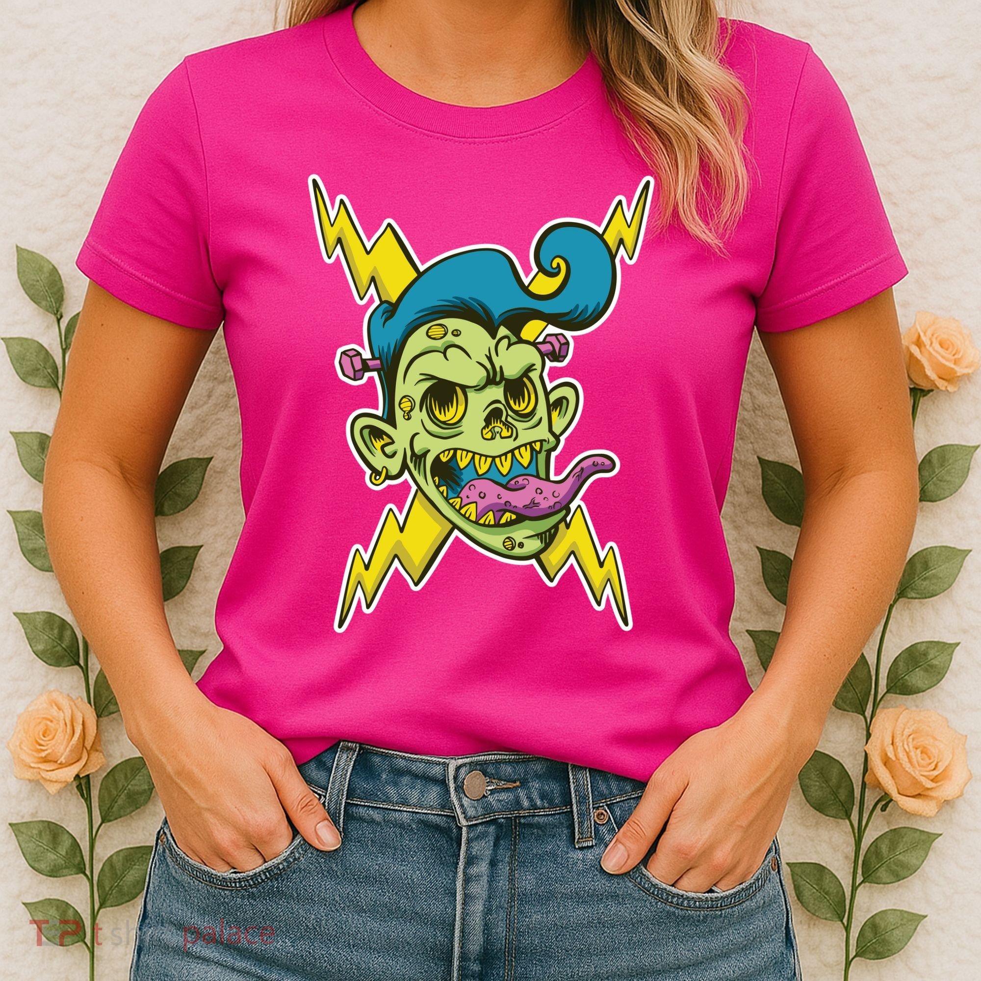 Electric Zombie Head Women's T-Shirt