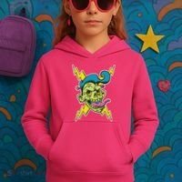Electric Zombie Head Kids Hoodie thumb 3