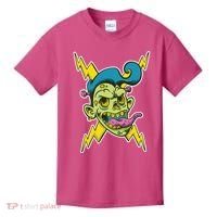 Electric Zombie Head Kids T-Shirt thumb 0