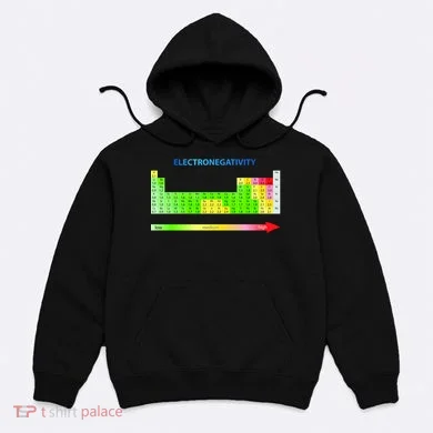 Electronegativity Values Periodic Table of Elements Hoodie