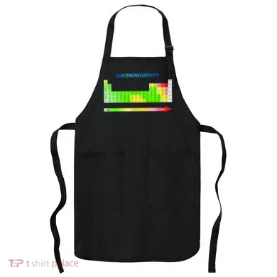 Electronegativity Values Periodic Table of Elements Apron