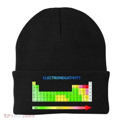 Electronegativity Values Periodic Table of Elements Beanie