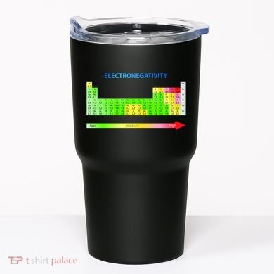 Electronegativity Values Periodic Table of Elements Tumbler