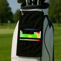 Electronegativity Values Periodic Table of Elements Golf Towel thumb 2