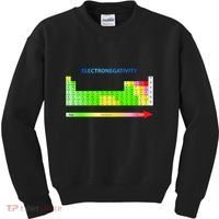 Electronegativity Values Periodic Table of Elements Kids Sweatshirt thumb 0