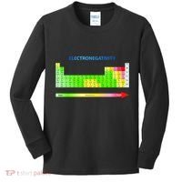 Electronegativity Values Periodic Table of Elements Kids Long Sleeve Shirt thumb 0