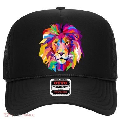 Elegant Colorful Cool Lion Head Hat